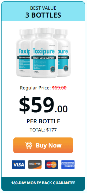 toxipure 3 bottles price