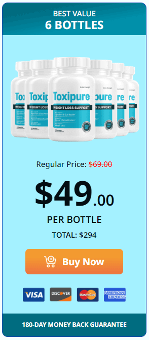 toxipure 6 bottles price